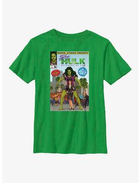 Marvel She-Hulk Comic Cover Youth T-Shirt, , hi-res