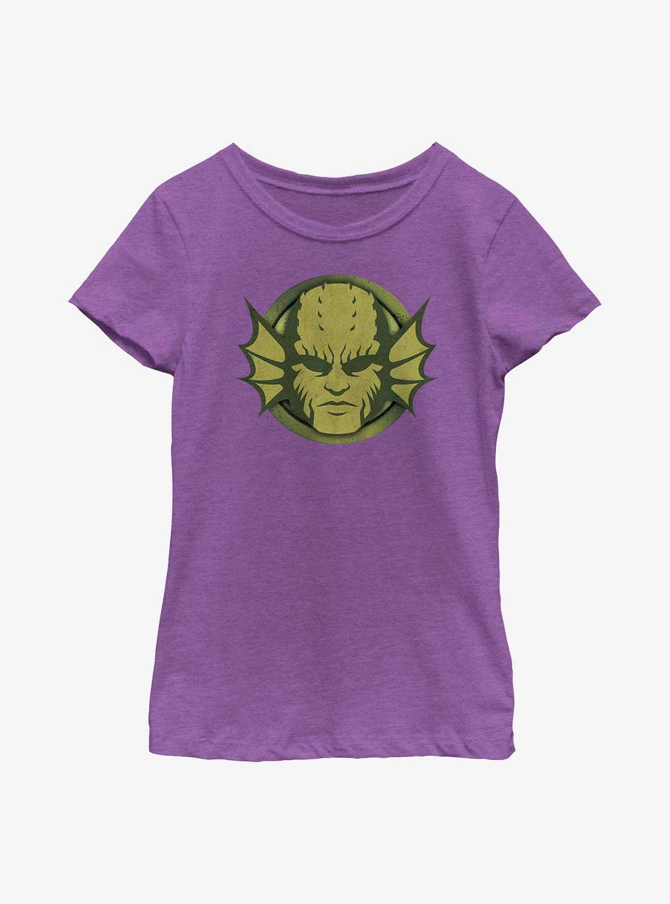 Marvel She-Hulk Abomination Portrait Youth Girls T-Shirt, PURPLE BERRY, hi-res