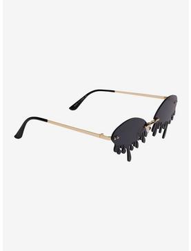 Black Drip Sunglasses, , hi-res
