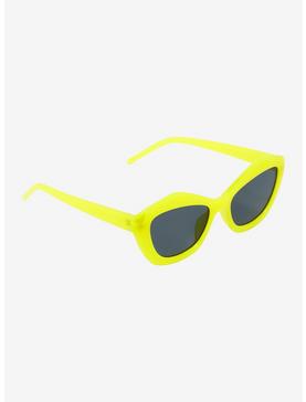 Yellow Geometric Sunglasses, , hi-res