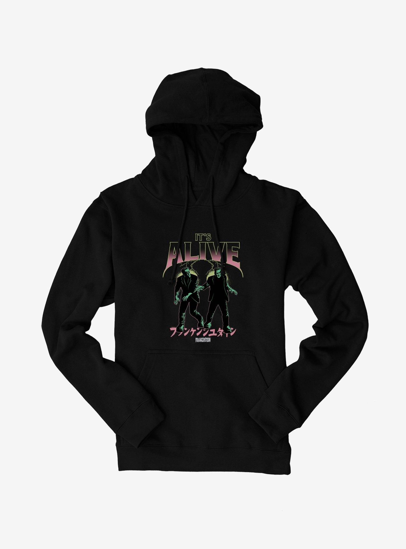 Frankenstein It's Alive Hoodie, BLACK, hi-res