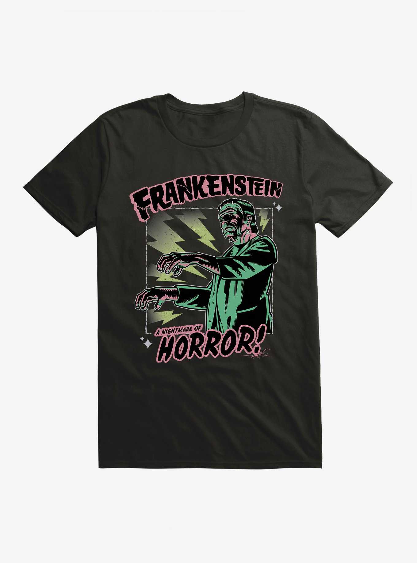 Universal Monsters Frankenstein Nightmare Of Horror T-Shirt, , hi-res