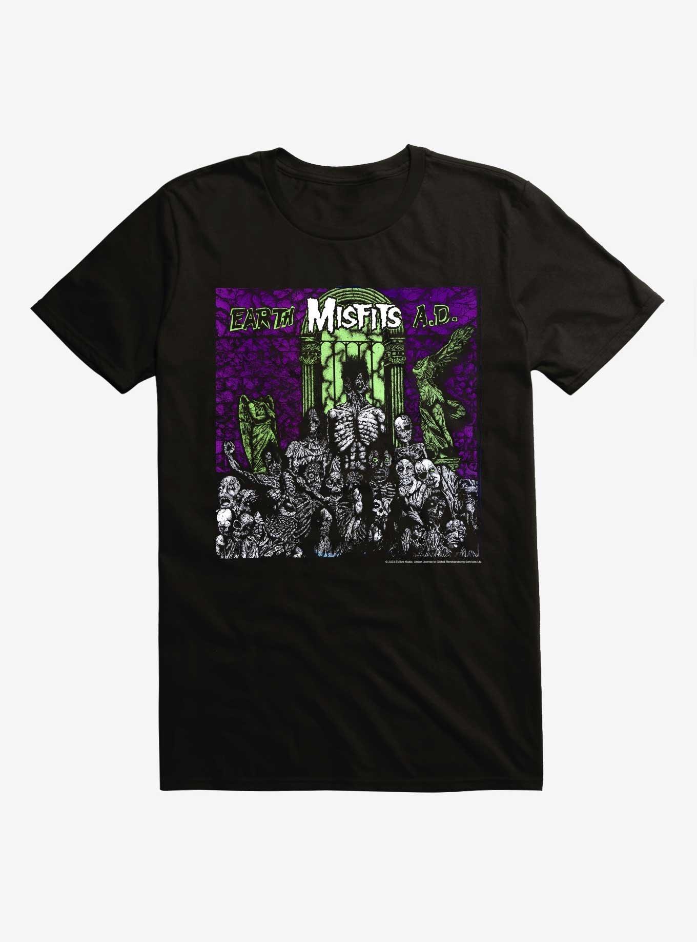 Misfits Earth A.D. T-Shirt, BLACK, hi-res