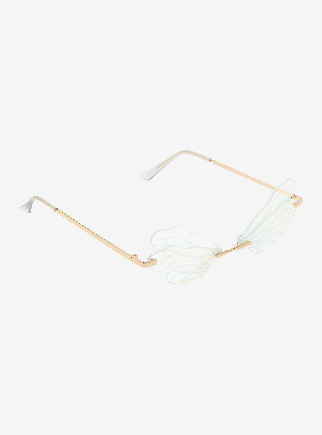 Holographic Butterfly Wing Sunglasses, , hi-res