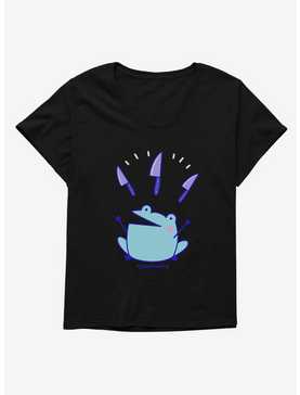 Rainylune Son The Frog Knives Womens T-Shirt Plus Size, , hi-res