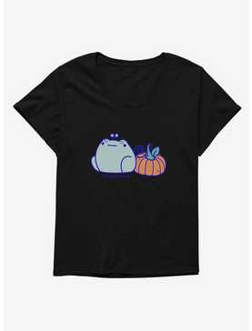 Rainylune Sprout The Frog Pumpkin Womens T-Shirt Plus Size, , hi-res