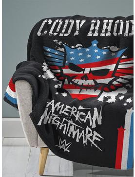 WWE Cody Rhodes Raschel Throw Blanket, , hi-res