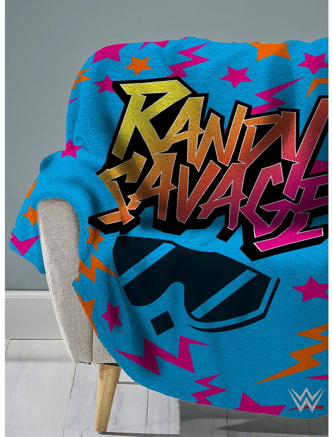 WWE Macho Man Randy Savage Raschel Throw Blanket, , hi-res