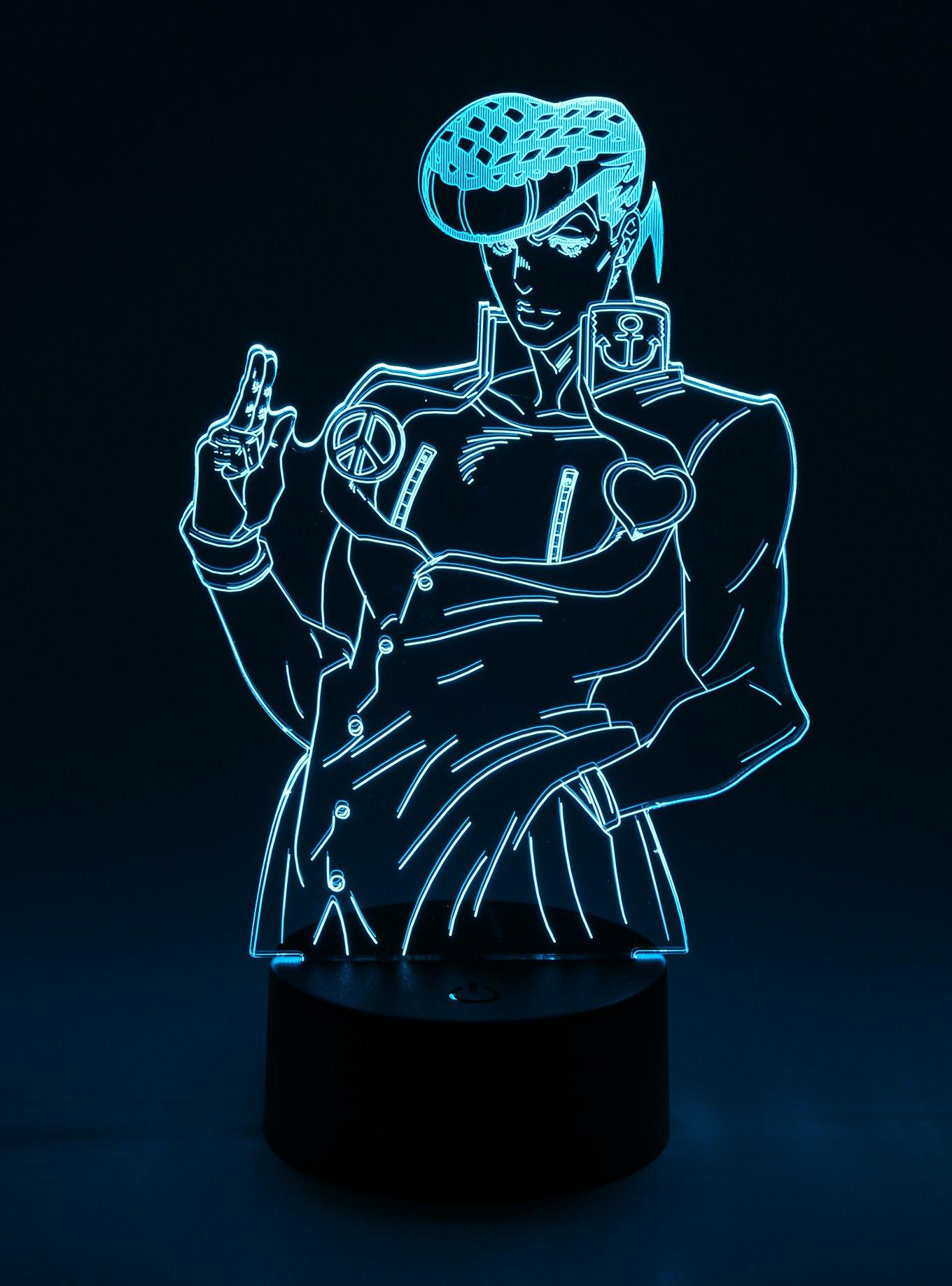 Otaku Lamps JoJo's Bizarre Adventure Josuke Acrylic Lamp, , hi-res