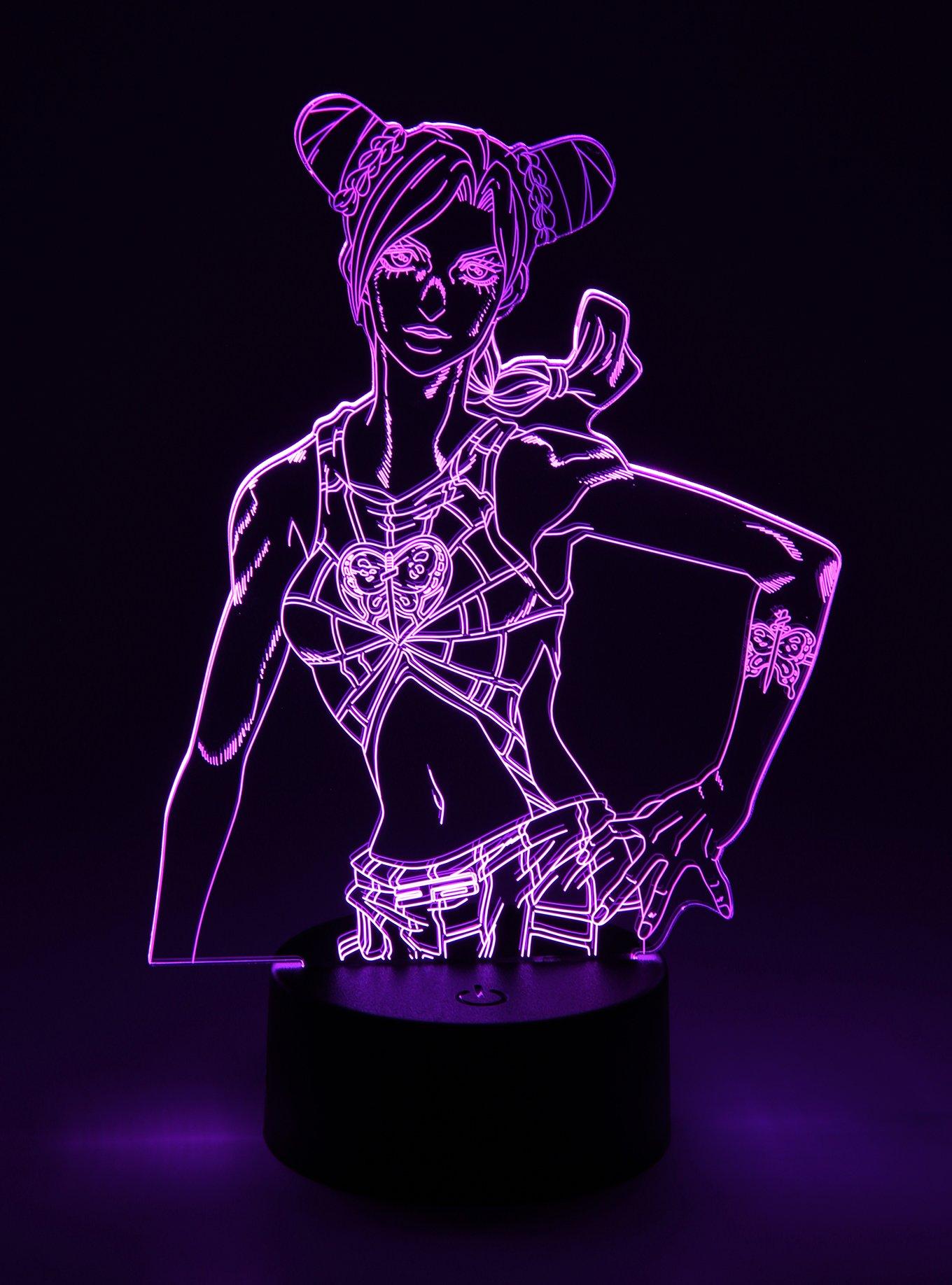 Otaku Lamps JoJo's Bizarre Adventure Jolyne Cujoh Acrylic Lamp, , hi-res