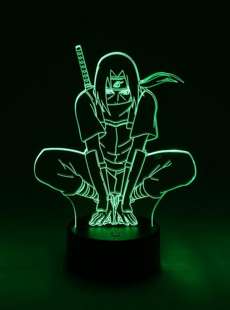 Otaku Lamps Naruto Shippuden Itachi Acrylic Lamp | Hot Topic