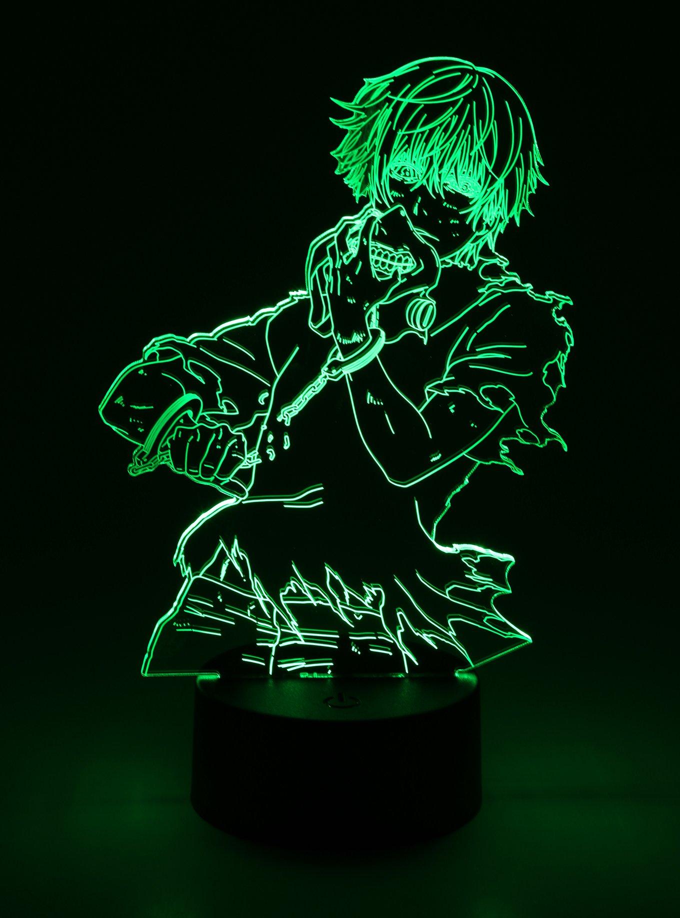 Otaku Lamps Tokyo Ghoul Ken Kaneki Acrylic Lamp, , hi-res