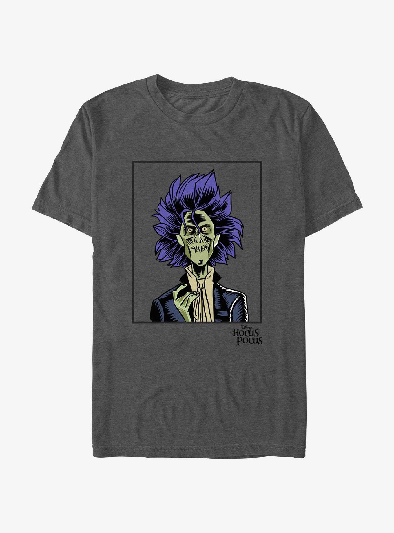 Disney Hocus Pocus Billy Portrait T-Shirt, CHAR HTR, hi-res