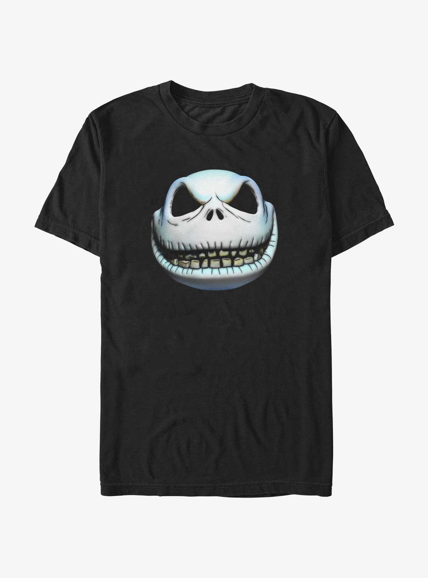 Disney The Nightmare Before Christmas Jack Creepy Grin T-Shirt, BLACK, hi-res