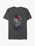 Disney The Nightmare Before Christmas Fire Eater Pumpkin King T-Shirt, CHARCOAL, hi-res