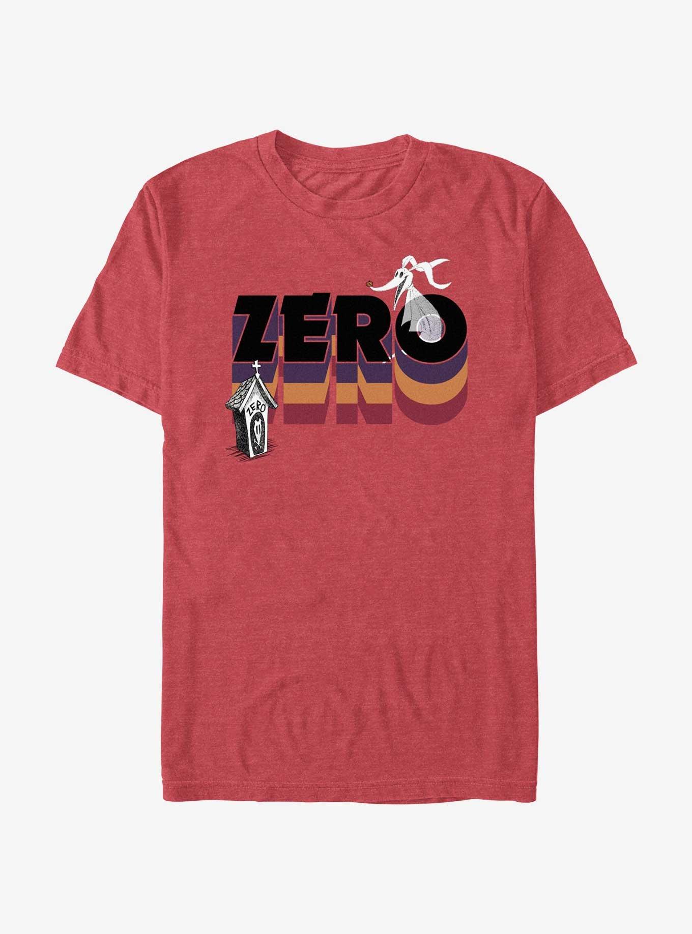 Disney The Nightmare Before Christmas Ghost-Dog Zero T-Shirt, RED HTR, hi-res