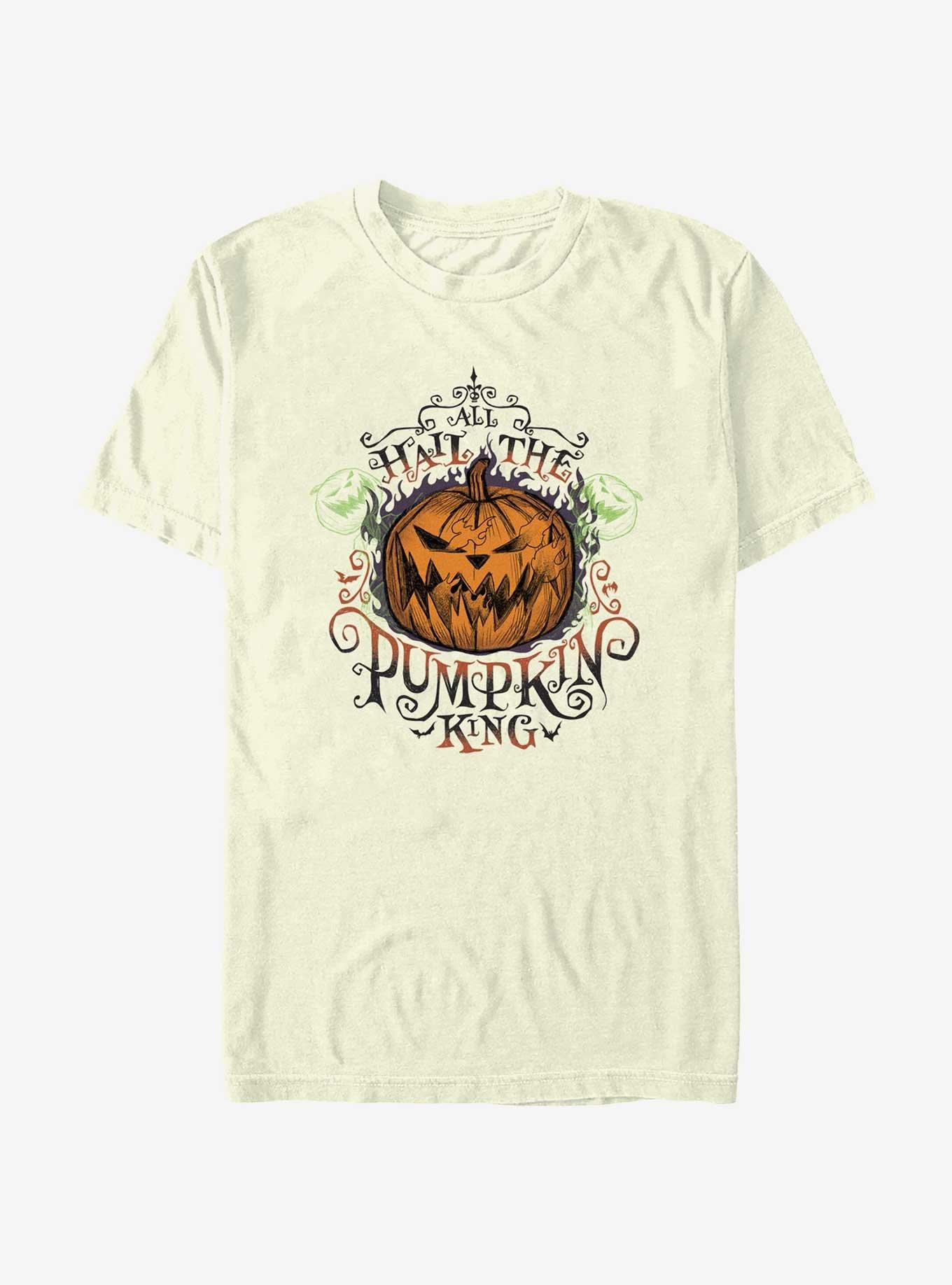 Disney The Nightmare Before Christmas All Hail The Pumpkin King T-Shirt, NATURAL, hi-res