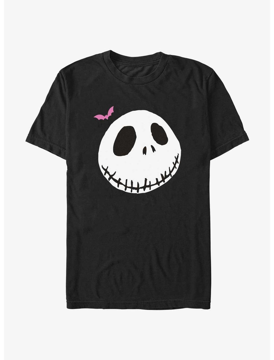 Disney The Nightmare Before Christmas Jack Skull Bat T-Shirt, BLACK, hi-res