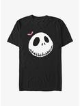 Disney The Nightmare Before Christmas Jack Skull Bat T-Shirt, BLACK, hi-res