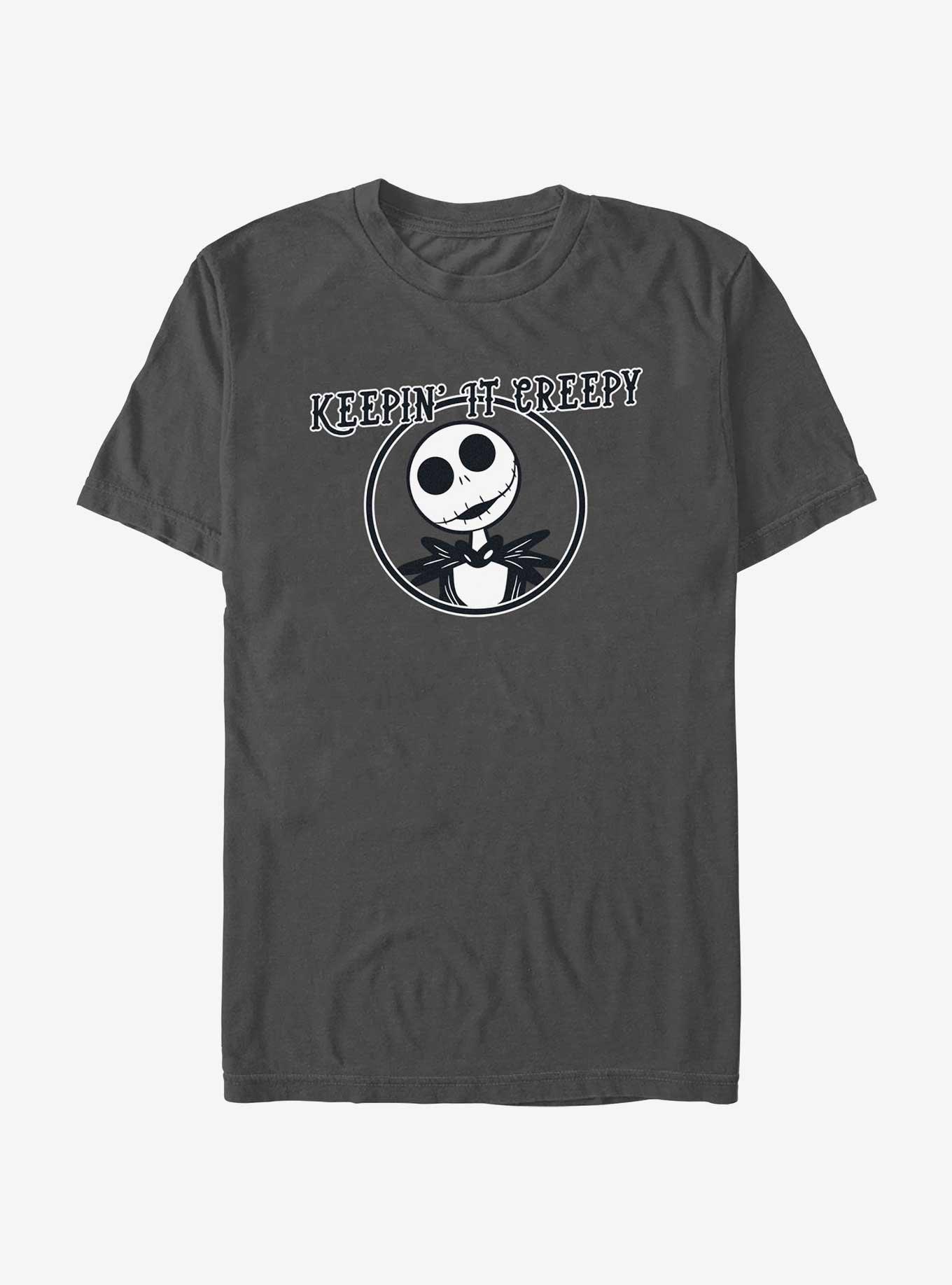 Disney The Nightmare Before Christmas Keepin' It Creepy T-Shirt, CHARCOAL, hi-res