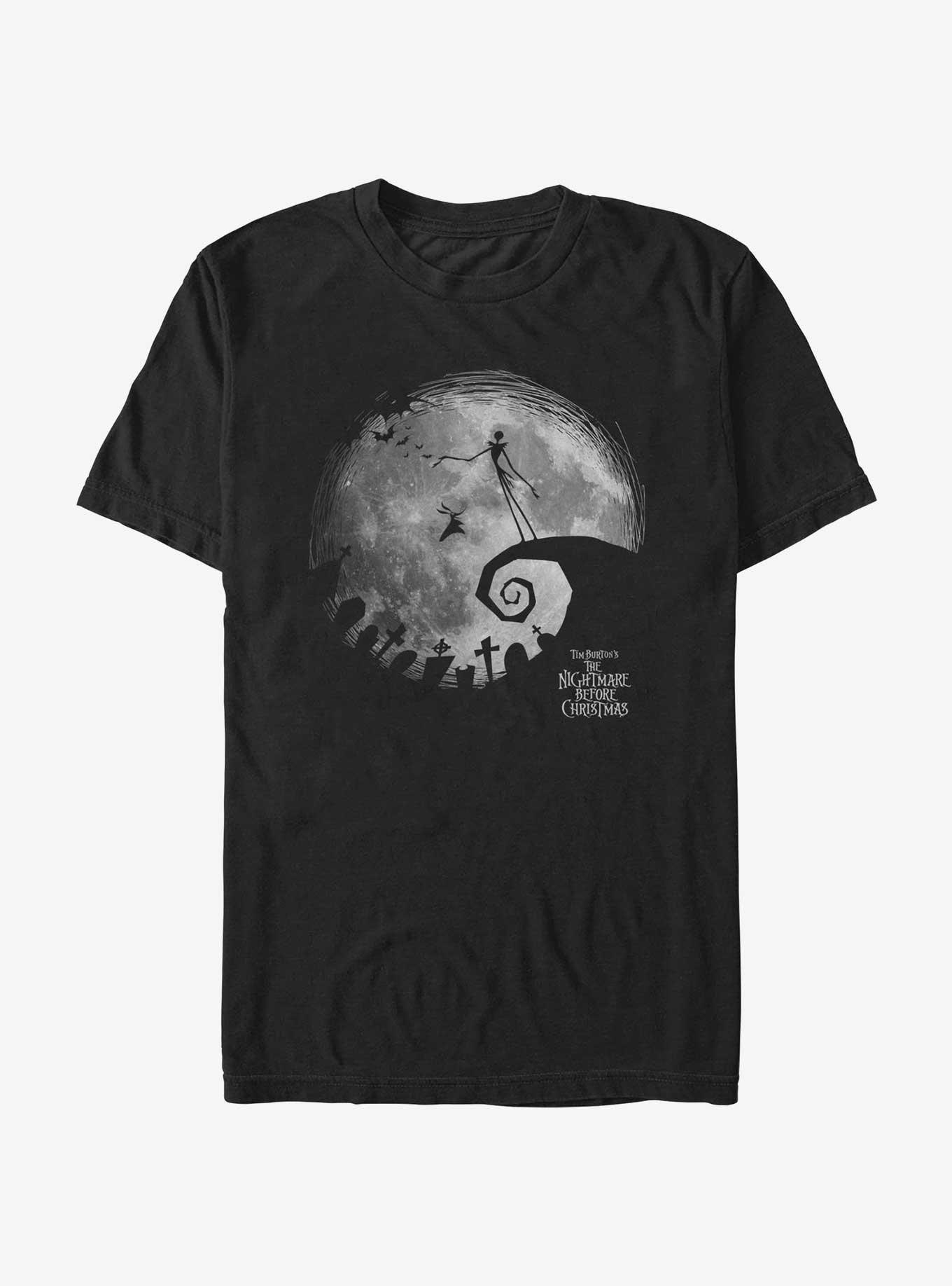 The Nightmare Before Christmas Jack Skellington Night Moon T-Shirt, , hi-res
