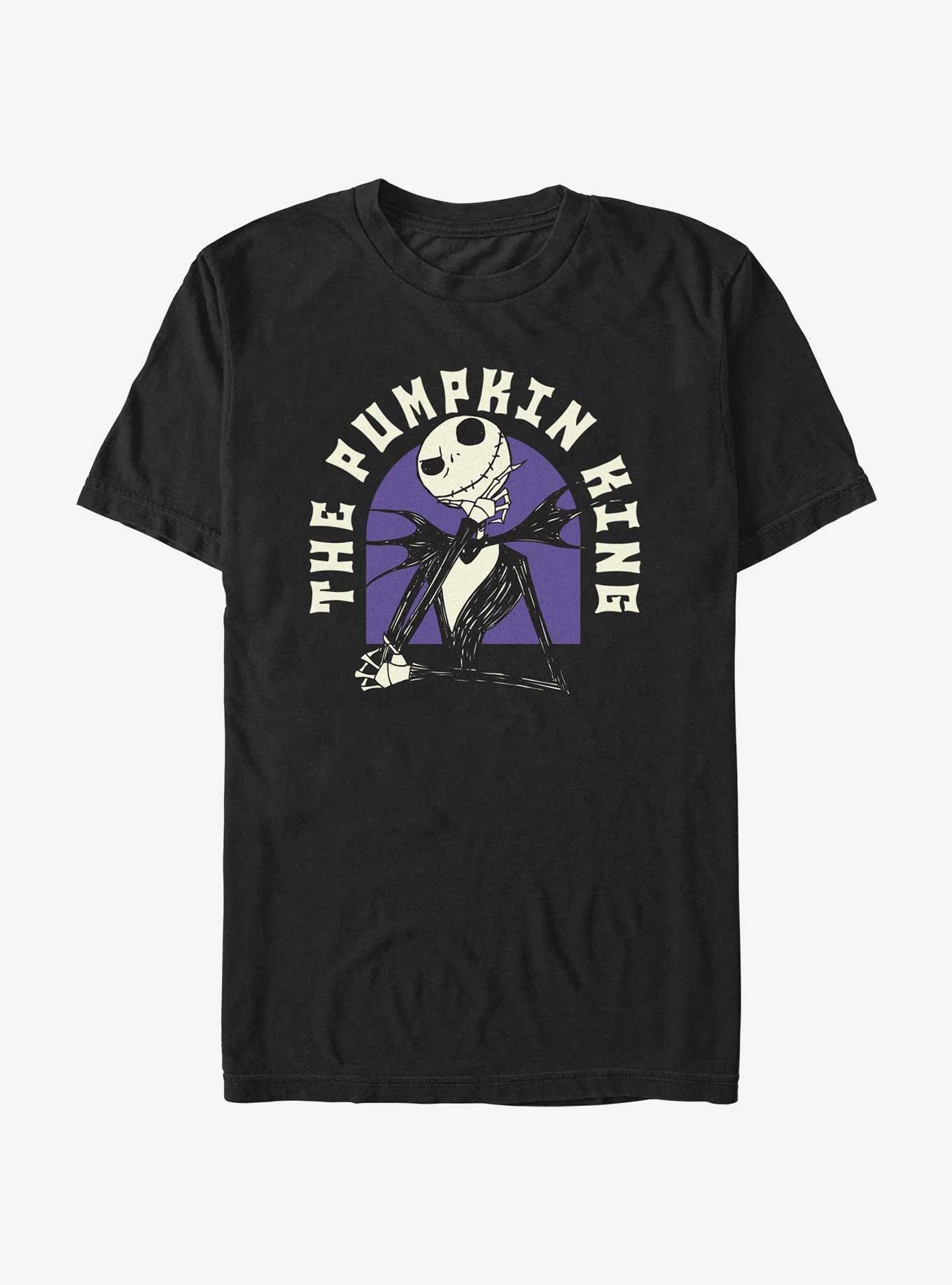 Disney The Nightmare Before Christmas Nightmare Style Pumpkin King T-Shirt, BLACK, hi-res