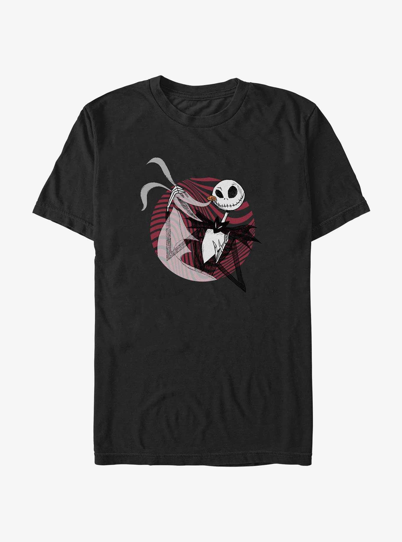 Disney The Nightmare Before Christmas Scaring is Caring Zero and Jack T-Shirt, , hi-res