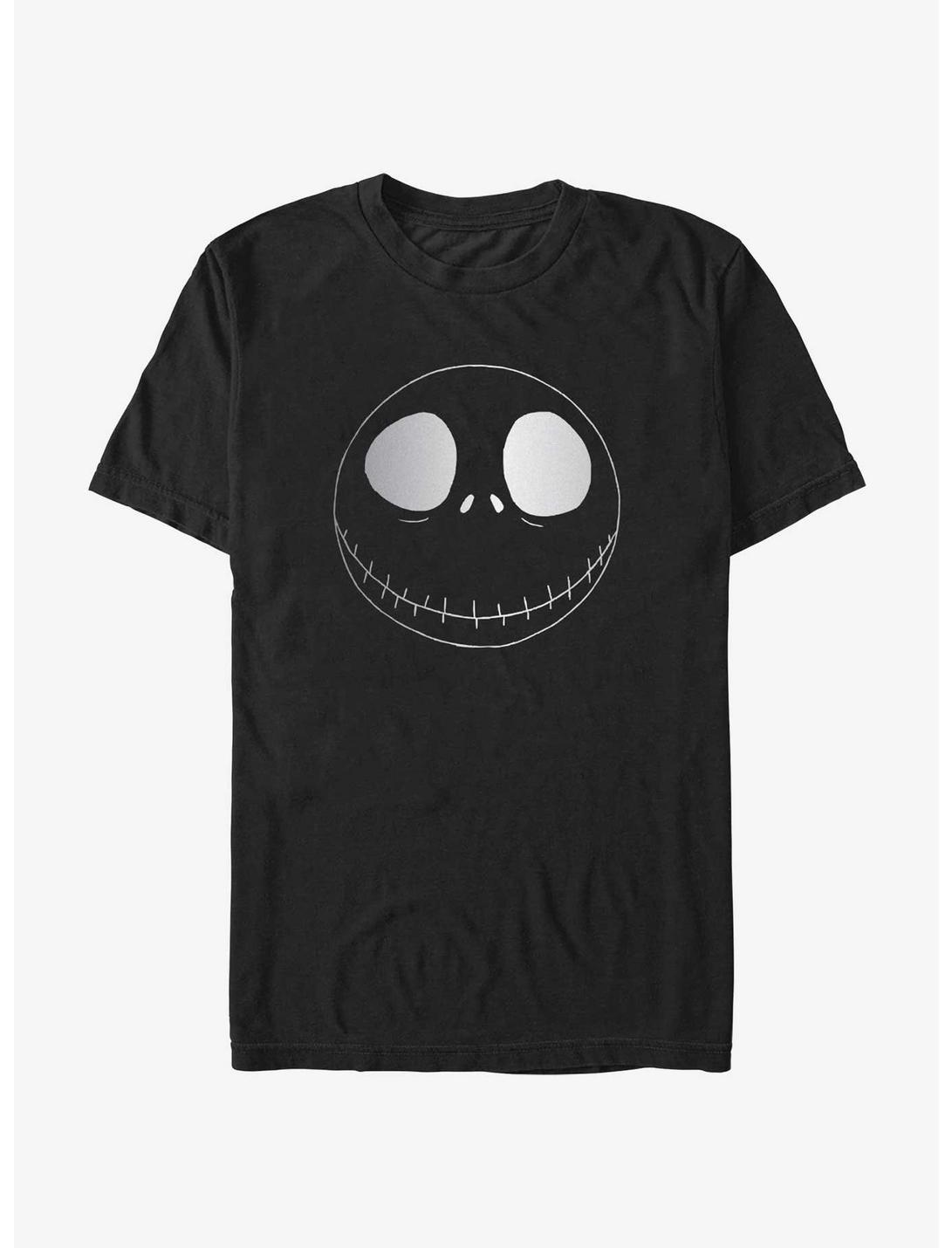 Disney The Nightmare Before Christmas Jack Skellington Skull Head T-Shirt, BLACK, hi-res