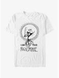 Disney The Nightmare Before Christmas Jack Your Nightmare Is Here T-Shirt, WHITE, hi-res