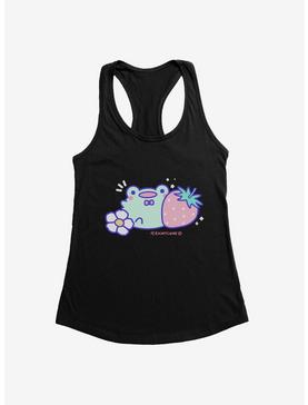 Rainylune Friend The Frog Strawberry Womens Tank Top, , hi-res
