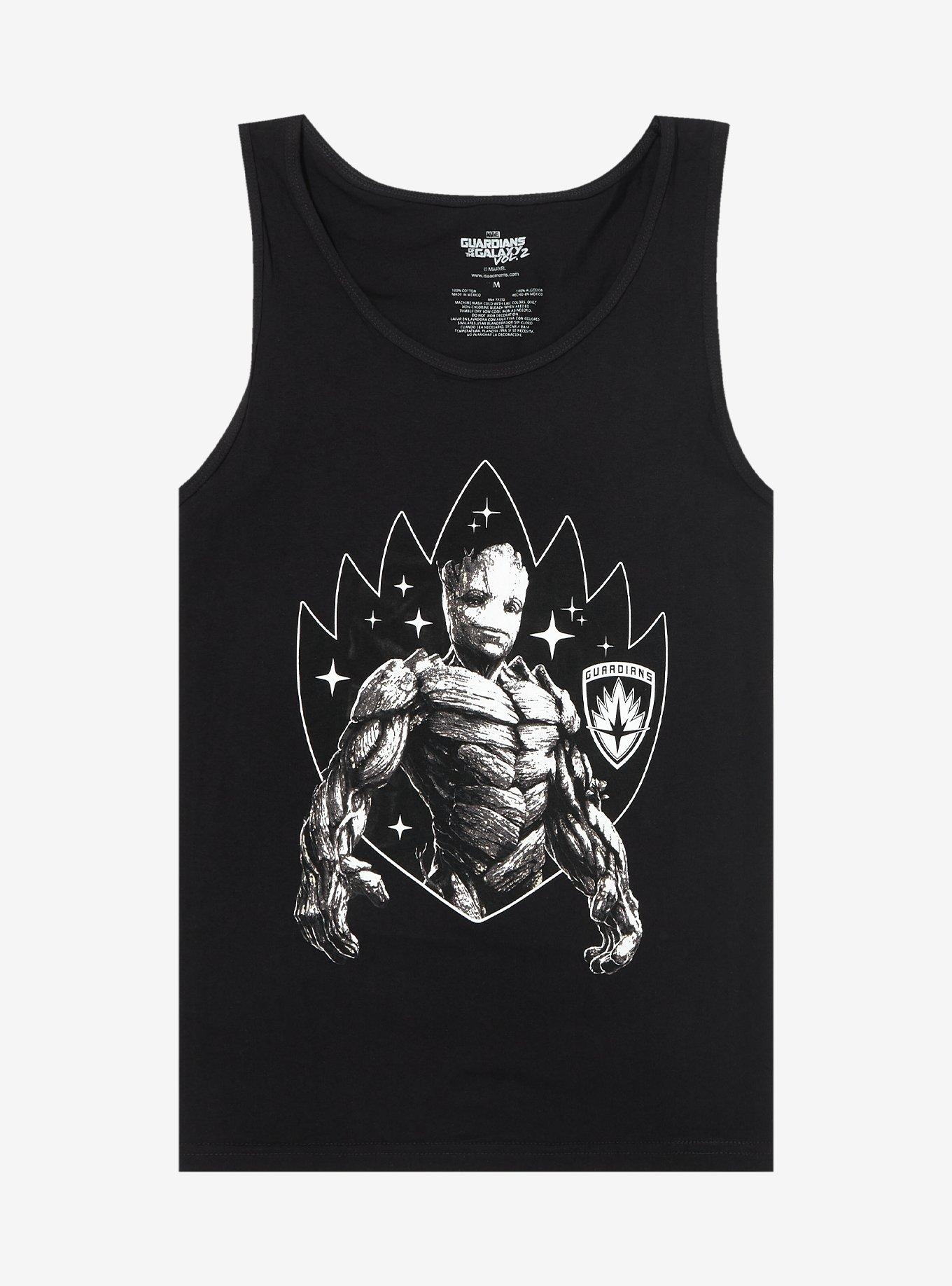 Marvel Guardians Of The Galaxy: Volume 3 Groot Tank Top, BLACK, hi-res