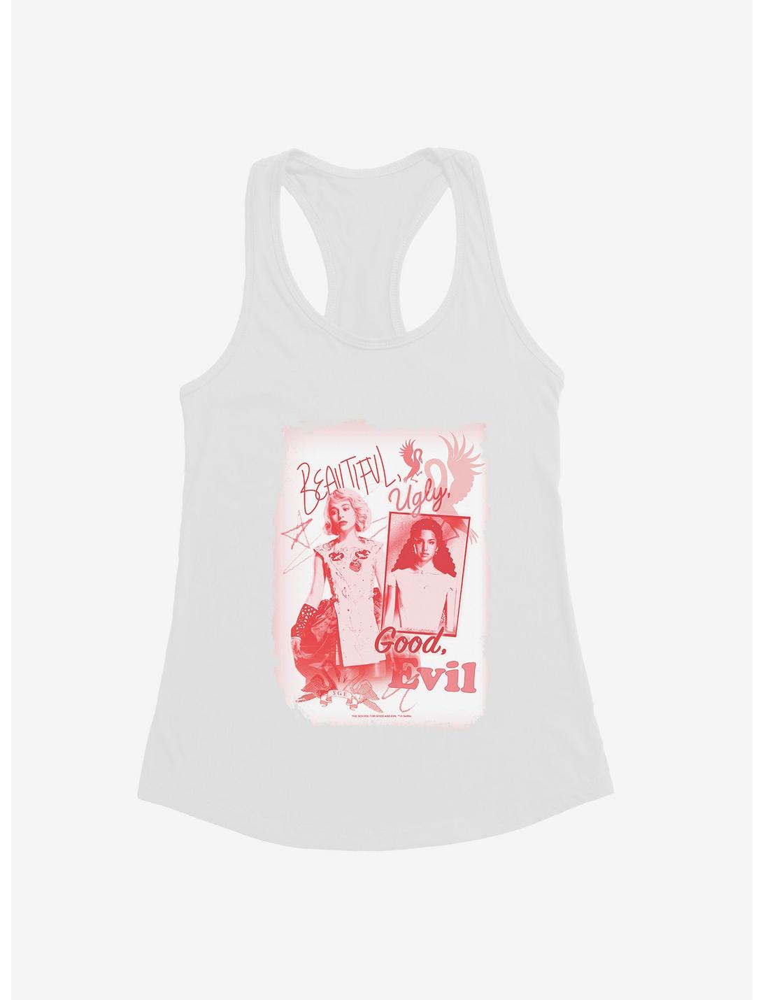 The School For Good And Evil Agatha Sophie Scrapbook Girls Tank, WHITE, hi-res