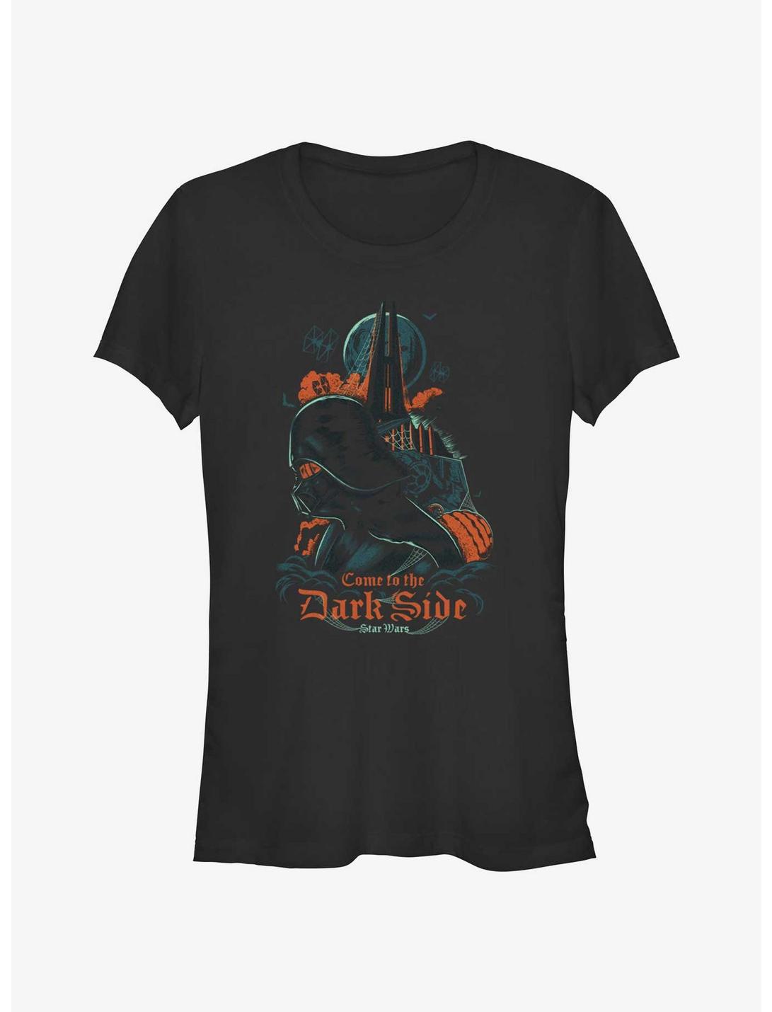 Star Wars Vader Come To The Dark Side Girls T-Shirt, BLACK, hi-res