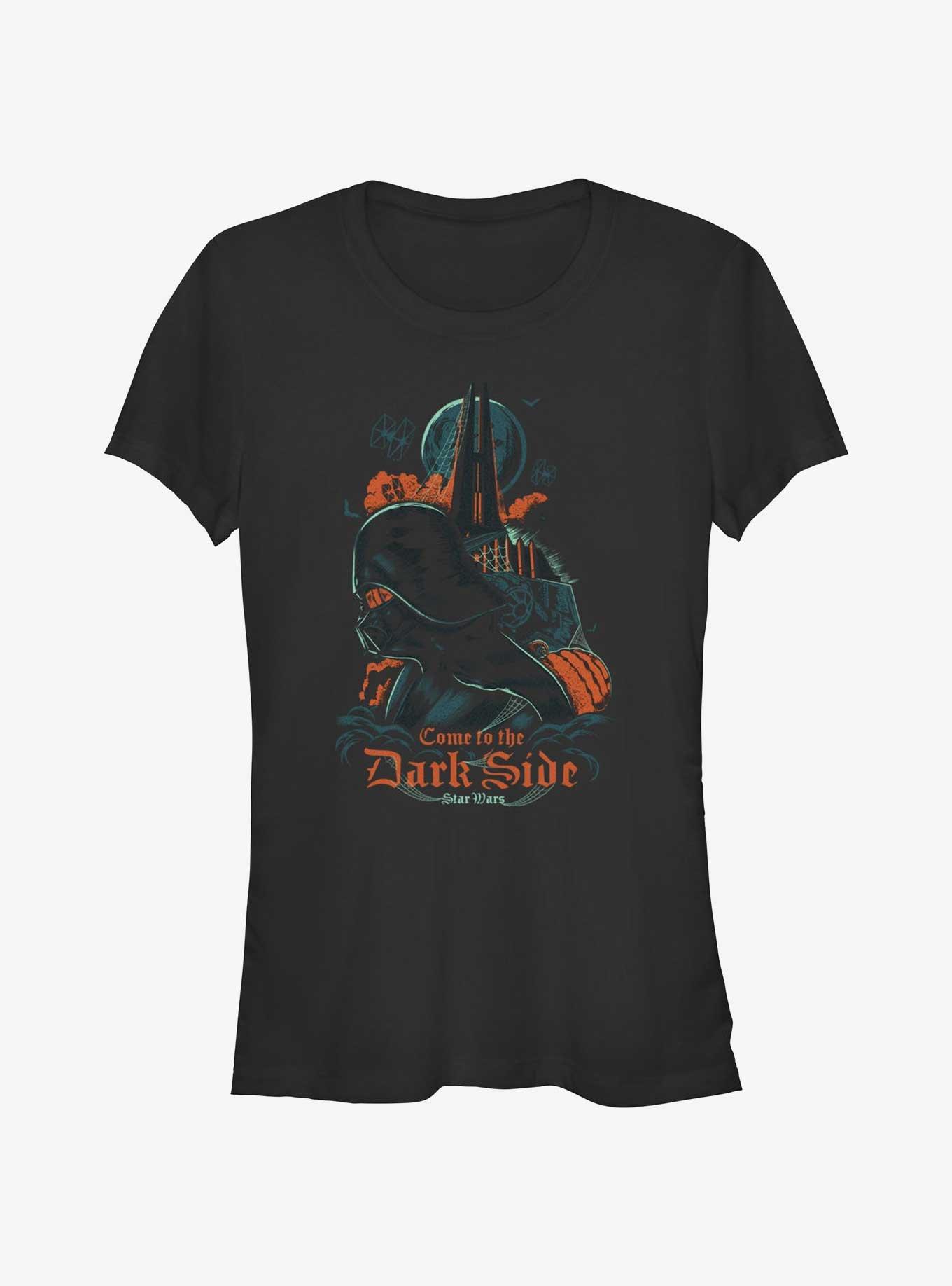 Star Wars Vader Come To The Dark Side Girls T-Shirt, BLACK, hi-res