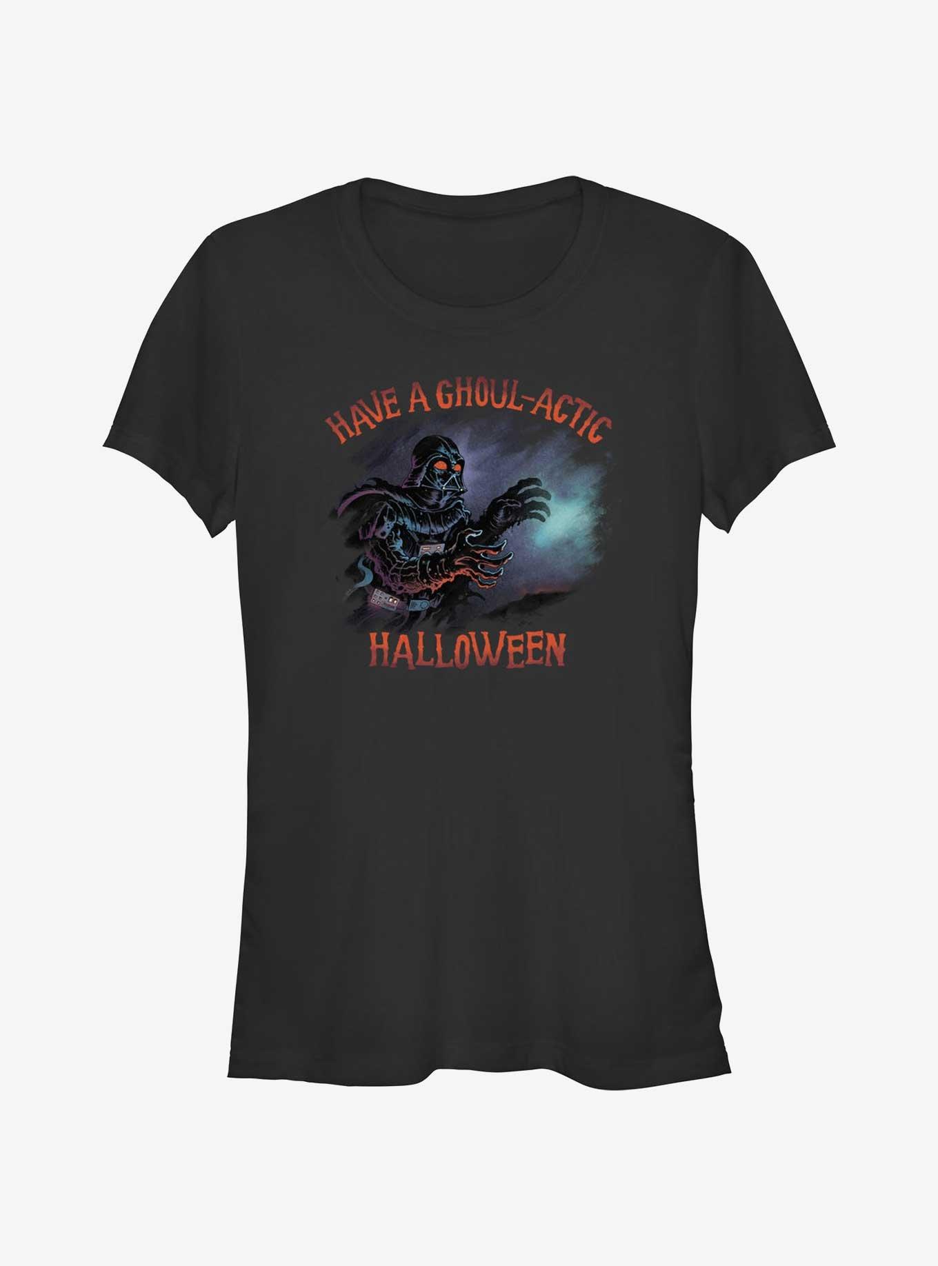 Star Wars Vader Have A Ghoul-actic Halloween Girls T-Shirt, BLACK, hi-res