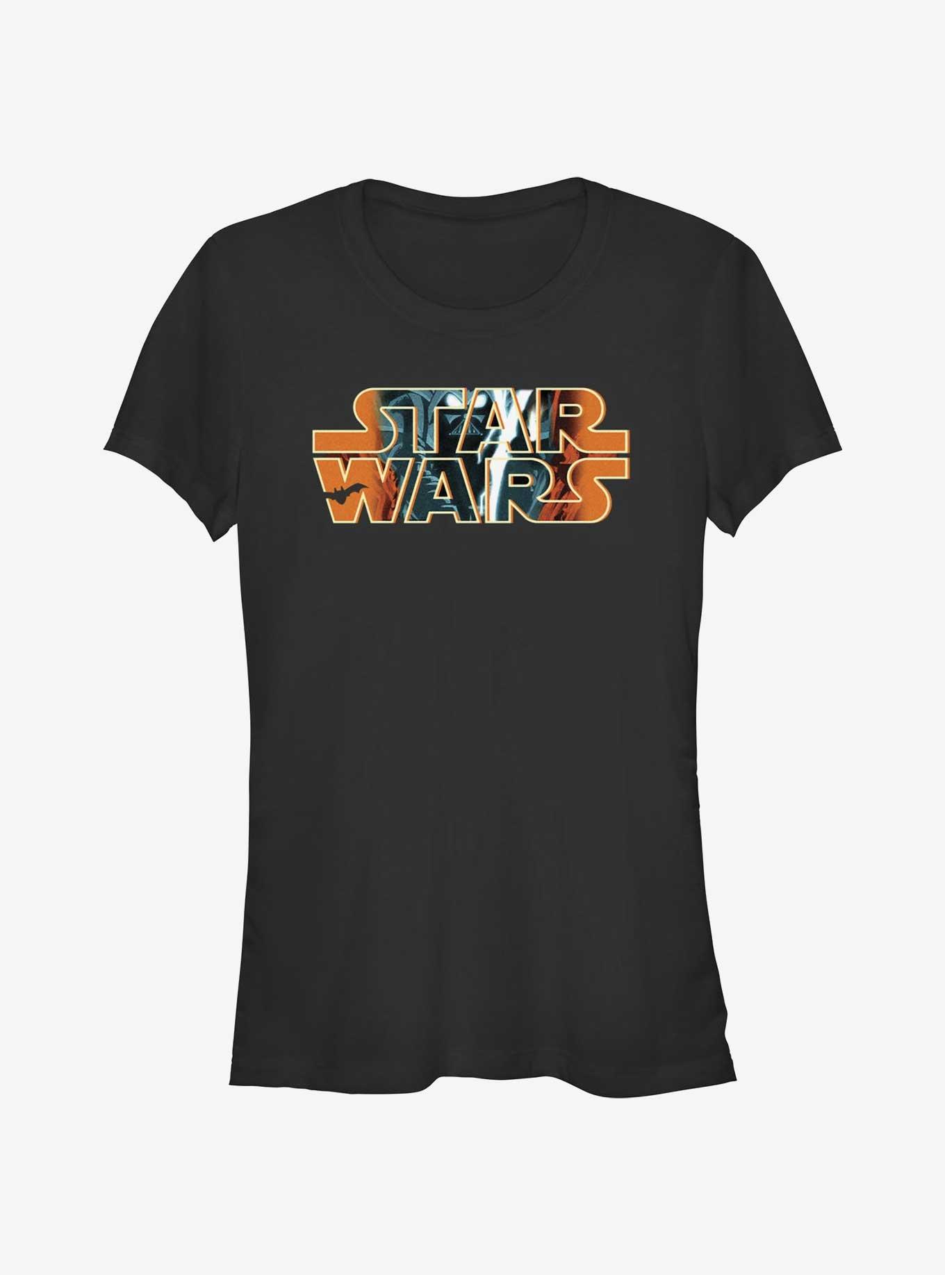 Star Wars Vader Halloween Logo Girls T-Shirt, , hi-res