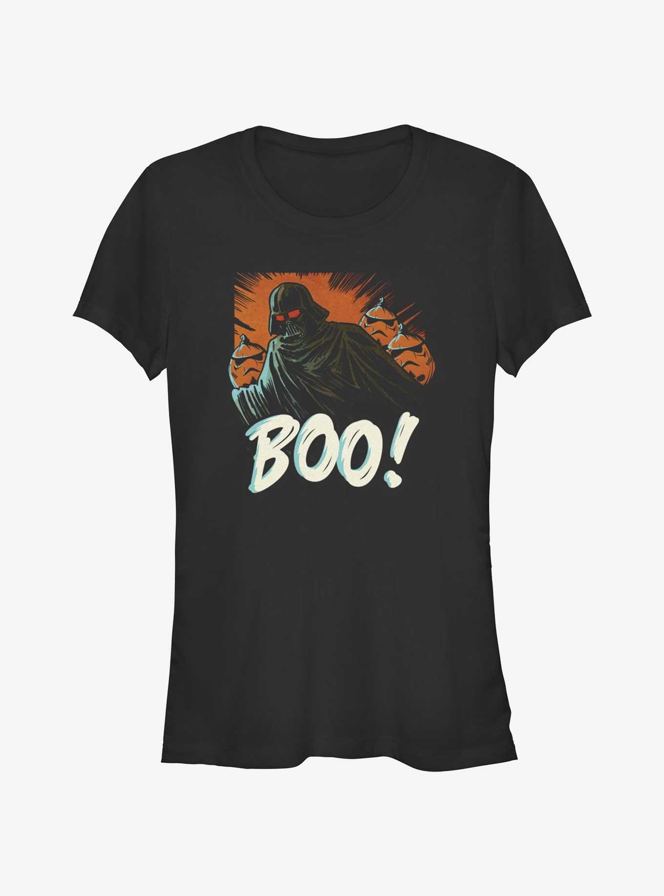 Star Wars Boo! Vader and Pumpkin Troopers Girls T-Shirt, , hi-res