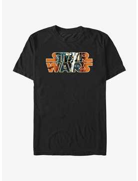 Star Wars Vader Halloween Logo T-Shirt, , hi-res