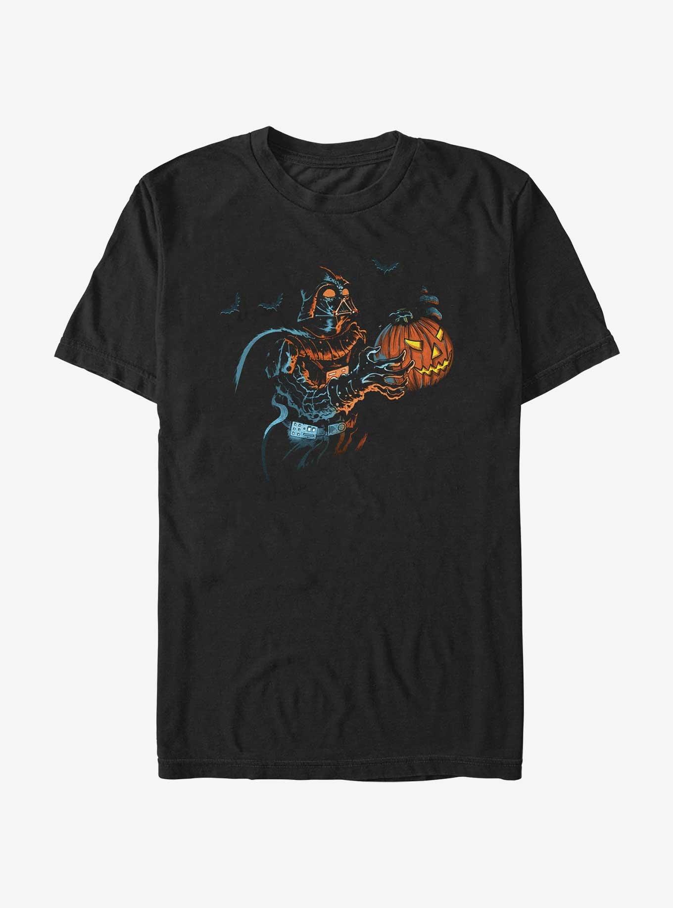 Star Wars Darth Vader Pumpkin Treat T-Shirt, BLACK, hi-res