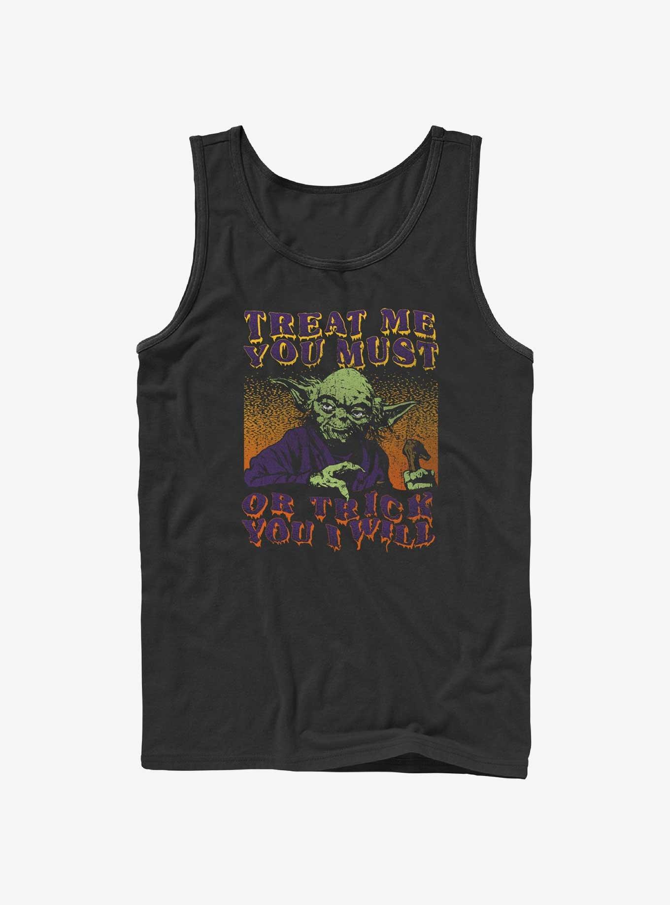 Star Wars Yoda Treat You Must Tank, BLACK, hi-res