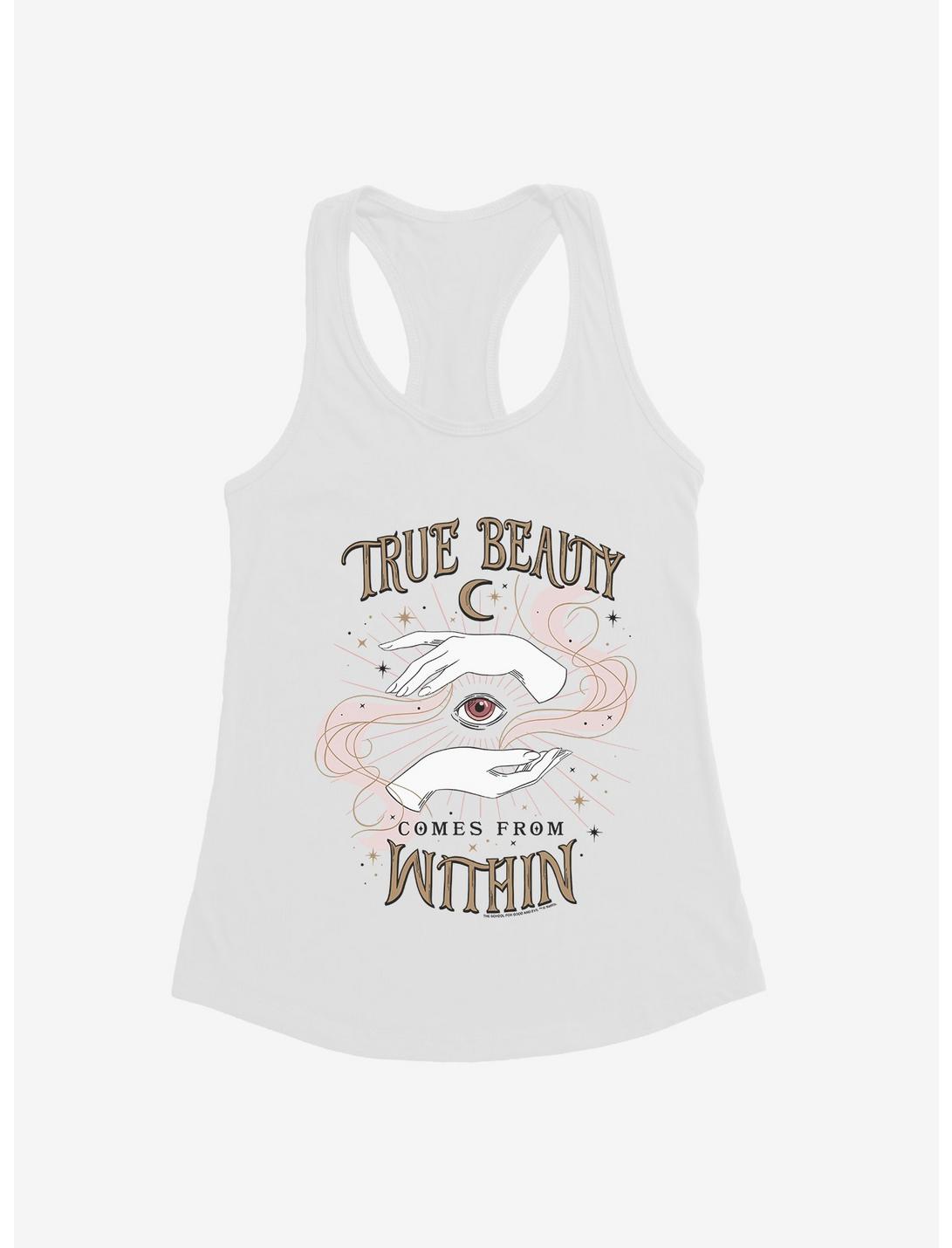 The School For Good And Evil True Beauty Girls Tank, WHITE, hi-res