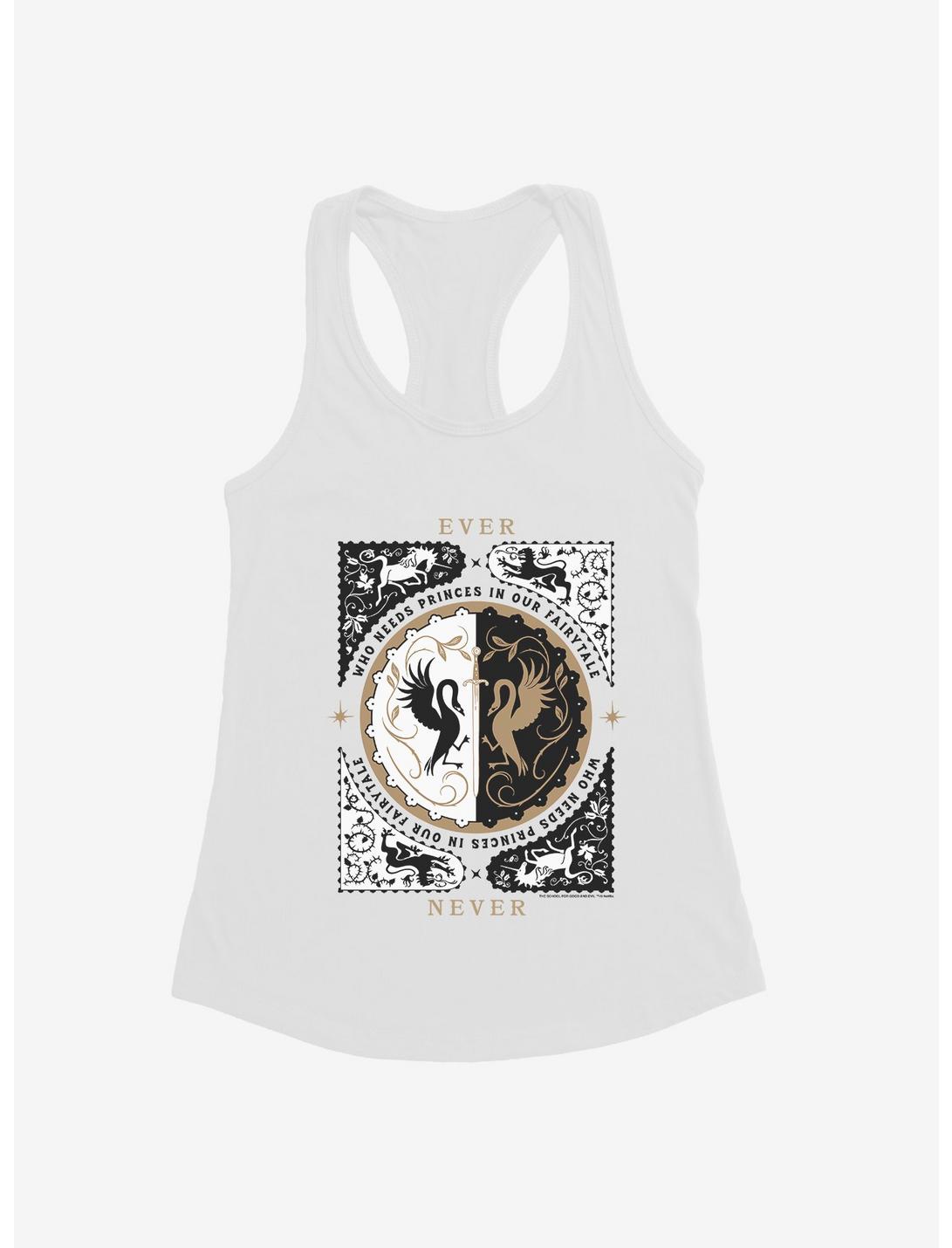 The School For Good And Evil Who Needs Princes Girls Tank, WHITE, hi-res
