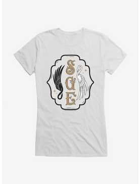 The School For Good And Evil Swan Logo Girls T-Shirt, , hi-res