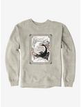 The School For Good And Evil Ever Never Tarot Card Sweatshirt, OATMEAL HEATHER, hi-res