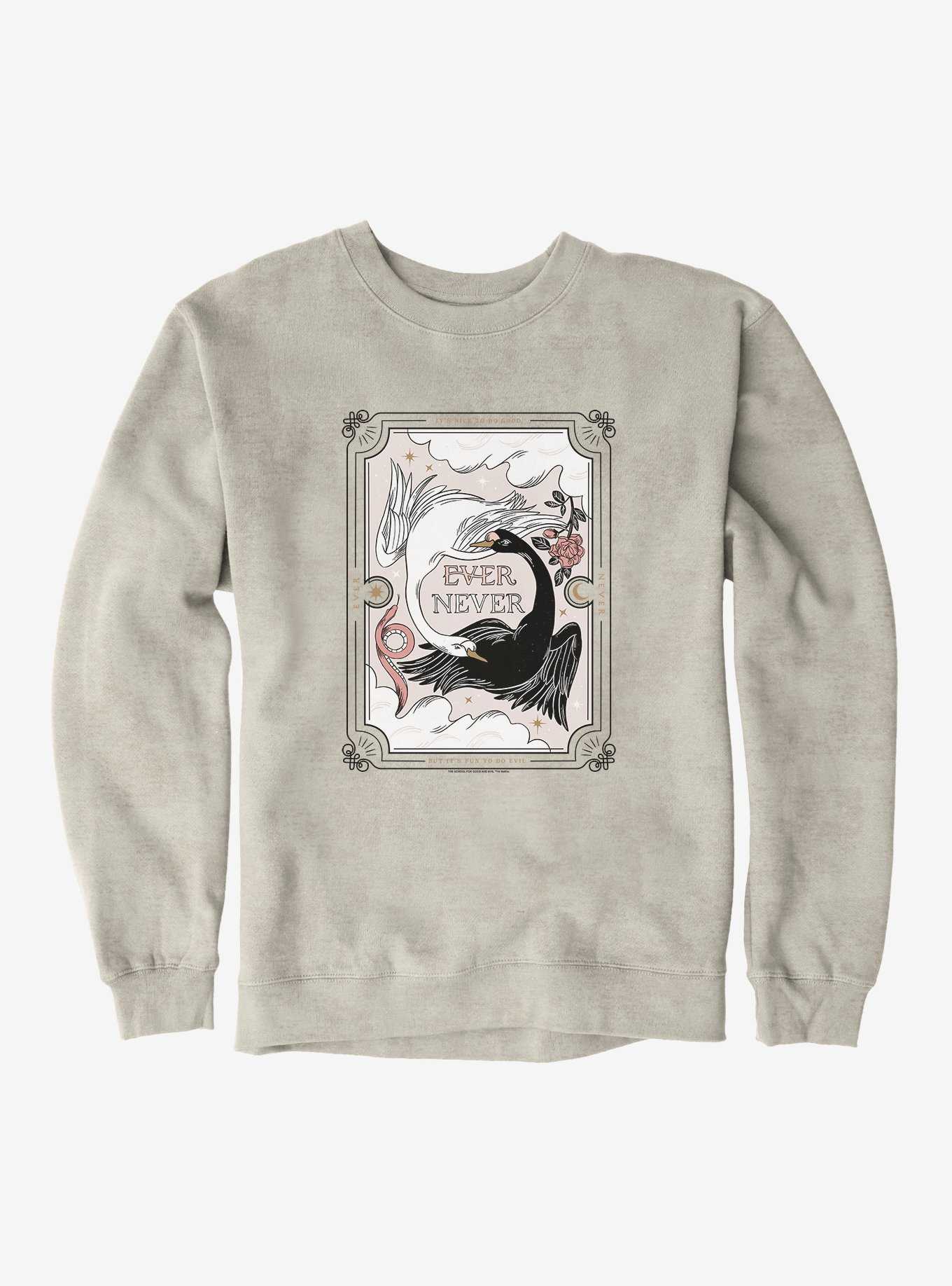 The School For Good And Evil Ever Never Tarot Card Sweatshirt, , hi-res
