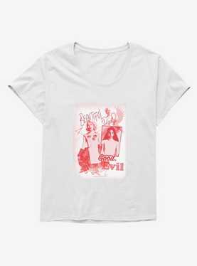 The School For Good And Evil Agatha Sophie Scrapbook Girls T-Shirt Plus Size, , hi-res