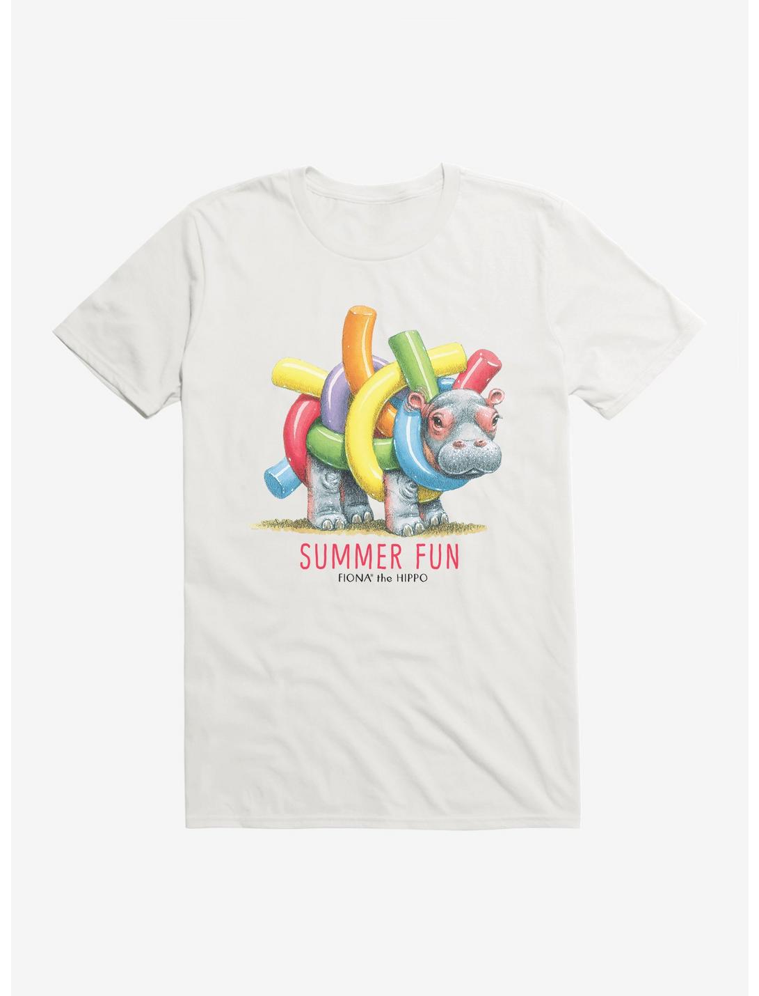 Fiona the Hippo Pool Noodle T-Shirt, WHITE, hi-res