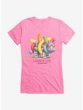 Fiona the Hippo Pool Noodle Girls T-Shirt, CHARITY PINK, hi-res