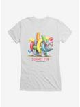 Fiona the Hippo Pool Noodle Girls T-Shirt, WHITE, hi-res