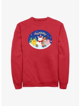 Pokemon Happy Holidays Snowman Sweatshirt, , hi-res